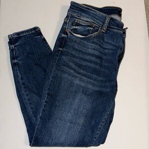 Judy blue nondistressed dark blue denim